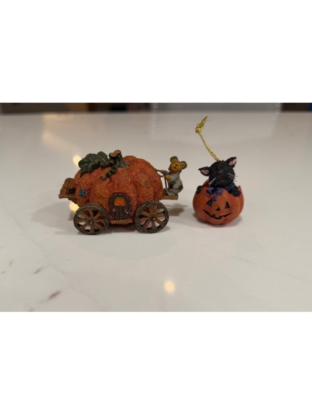 Boyd’s Bears Magic Pumpkin Ride and Cat in a Pumpkin